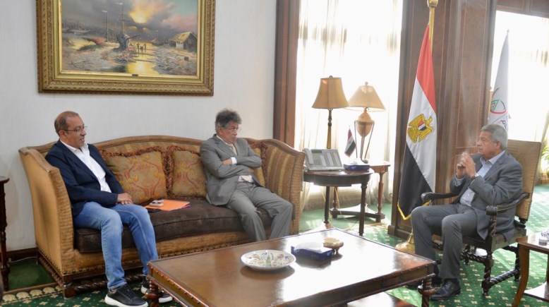 خالد عبدالعزيز وطارق نور وسمير يوسف