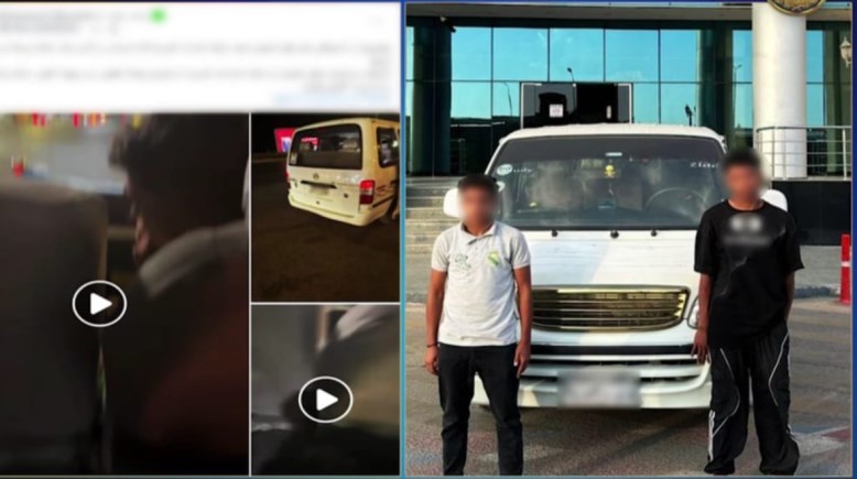 المتهمين وجانب من الواقعة 
