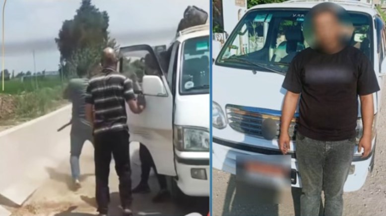 المتهم وجانب من الواقعة 