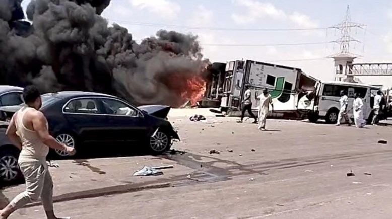حادث طريق الإسكندرية مطروح الساحلي