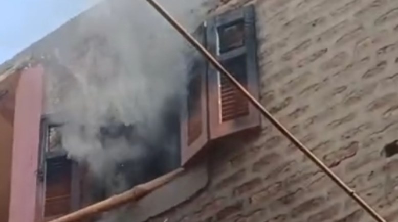 صورة من موقع الحريق