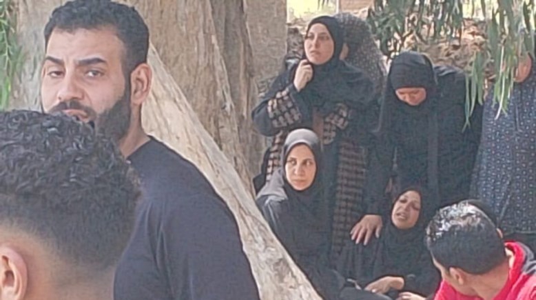 لقطة أثناء البحث عن جثمان صغير المنوفية