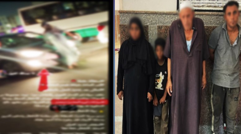 التتهمين بعد القبض عليهم 