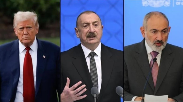 ترامب ونيكول باشينيان وإلهام علييف