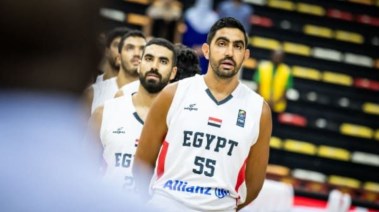  عمر طارق لاعب منتخب مصر لكرة السلة