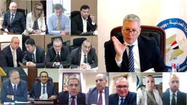 وزير البترول كريم بدوي وأعضاء الجمعية العامة لشركة بدر الدين