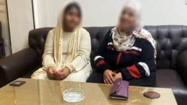 الطفلة بعد العودة لوالدتها بعين شمس