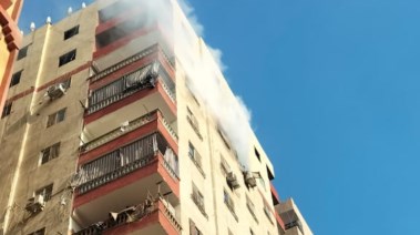 حريق في شقة بعرب المعادي