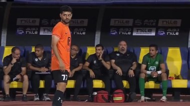 مصطفى شلبي بقميص البنك الأهلي