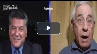 الكاتب الصحفي المصري إبراهيم الدراوي ومدير المخابرات العسكرية الإسرائيلية الأسبق مردخاي كيدار
