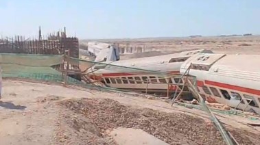 انقلاب عربات قطار