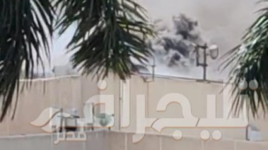  حريق في فرع النادي الأهلي بمدينة نصر