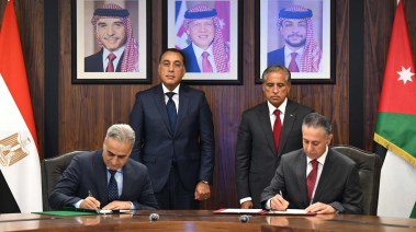 جانب من توقيع 10 وثائق في مجالات تخدم تعزيز التعاون بين مصر والأردن