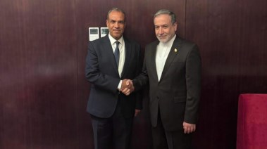 وزير الخارجية والهجرة الدكتور بدر عبدالعاطي ونظيره الإيراني