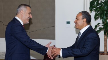 وزير الخارجية والهجرة ونظيره التركي