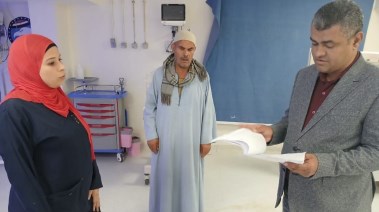 جولة مفاجئة لوكيل صحة المنيا 