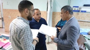 زيارة مفاجئة لمستشفى مغاغة العام
