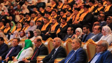 خلال حفل التخرج 