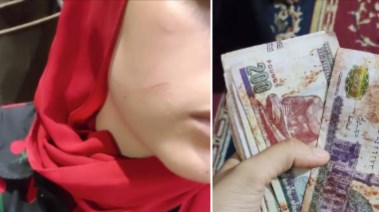 جانب من منشور تعدي 8 سيدات على فتاة