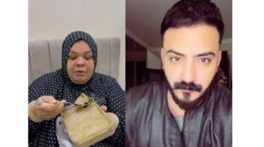 البلوجر صقر السعيد والبلوجر أم جنى 