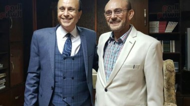 الفنان محمد صبحي وشقيقه مجدي صبحي