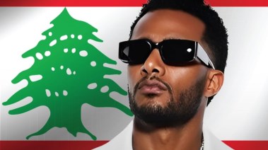 الملصق الدعائي لأغنية محمد رمضان "قلبي سميتو لبنان"