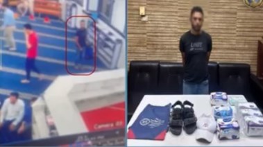 المتهم وجانب من الواقعة 