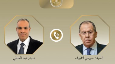 وزير الخارجية بدر عبدالعاطي، وسيرجي لافروف وزير خارجية روسيا الاتحادية