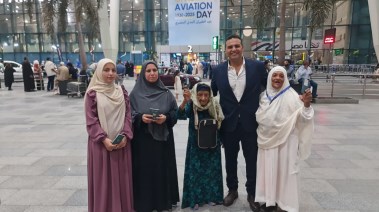 صناع الخير تودع دفعة جديدة من المستفيدين برحلات العمرة