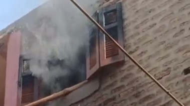 صورة من موقع الحريق