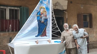  مركبًا يحمل أيقونة العذراء احتفالًا بصيامها