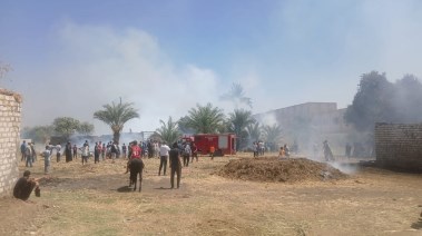 حريق فى حوش بقنا 