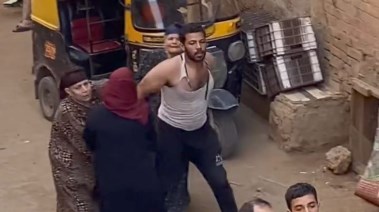 جانب من المشاجرة 