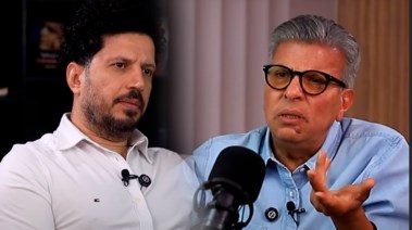 الكاتب الصحفي محمد فودة، والدكتور خالد منتصر