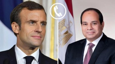 الرئيس عبد الفتاح السيسي ونظيره الفرنسي، إيمانويل ماكرون