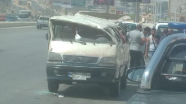 جانب من الحادث 