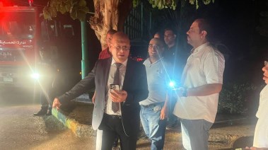  حريق مجمع المدرجات بالمقر القديم لجامعة سوهاج