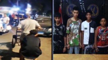 جانب من الواقعة والمتهمون