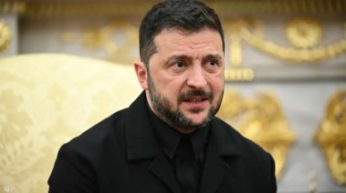 الرئيس الأوكراني فولوديمير زيلينيسكي