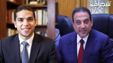 المحامي عمر هريدي ومصمم فيديو افتتاح المتحف المصري الكبير