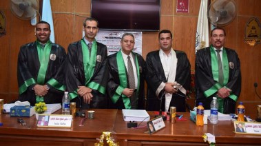 مناقشة رسالة ماجستير الباحث فهد فكري
