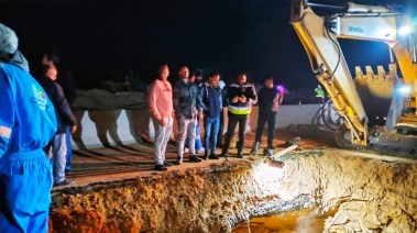 كسر مفاجئ بخط مياه رئيسي بالإسكندرية - أرشيفية