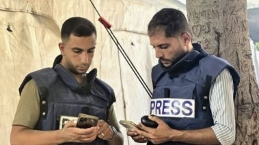 أنس الشريف ومحمد قريقع