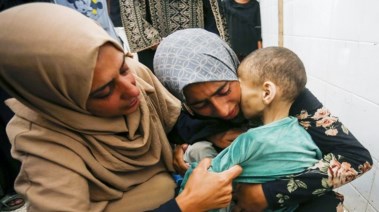 أطفال غزة يعانون من الهزال - أرشيفية