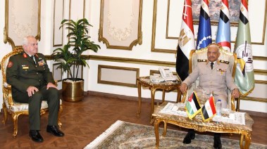 الفريق أول عبد المجيد صقر واللواء الركن يوسف أحمد الحنيطى