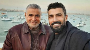 محمد سامي مع والده