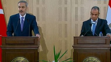 وزير الخارجية المصري، بدر عبد العاطي ووزير الخارجية التركي هاكان فيدان