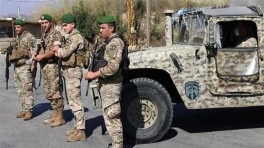 عناصر من الجيش اللبناني