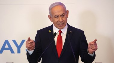 رئيس الوزراء الإسرائيلي بنيامين نتنياهو