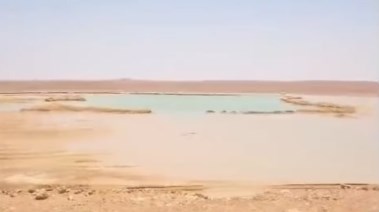 أمطار في عز الحر تعرضت لها جارة أم الصغير بواحة سيوة 